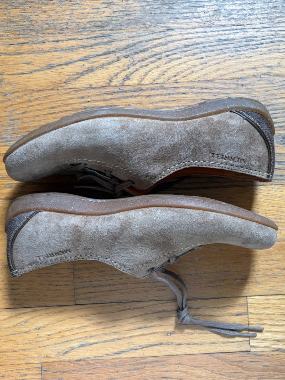 Merrell Women's Rosella Lace shoes Otter brown suede Size 8 - Picture 3 of 9